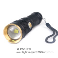 Hochleistungsaufladbare LED -Taschenlampe mit hoher Leistung